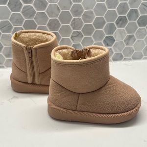 First Steps Baby Winter Zipper Boots Size 3